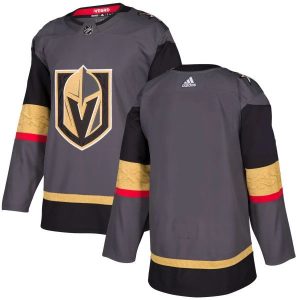 Herren Vegas Golden Knights Eishockey Trikot Blank Grau Authentic